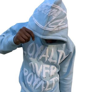 Impresión de soplo 3D 300 500 Gsm algodón pesado Impresión de logotipo personalizado de alta calidad Unisex - Product Image 2