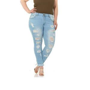 Women <b>Jeans</b> 2026 <b>Ripped</b> Blue <b>Skinny</b> <b>Jeans</b> Women <b>High</b> Stretch Pencil Denim Trousers Fashion Causal <b>High</b> <b>Waist</b> <b>Jeans</b> From BD - Product Image 2