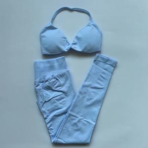 Impact Yoga ensemble femmes entraînement Scrunch Leggings ensemble à bretelles licou sport soutien-gorge Fitness Gym vêtements entraînement ensemble 2 pièces - Product Image 2