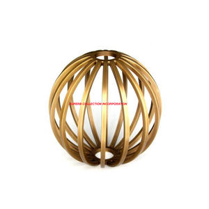 ประติมากรรมชุบทองขนาดใหญ่และเล็กพร้อมฐานหินอ่อนดีไซน์แฟนซี - Product Image 4