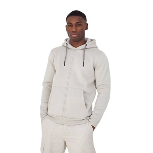 Sudadera con Capucha y Cremallera para Hombre, 310 g/m², 100% Algodón, con Logotipo Personalizado, Estilo Urbano, Mangas Acanaladas, Resistente al Viento, Transpirable, para Uso Casual en Invierno - Product Image 1