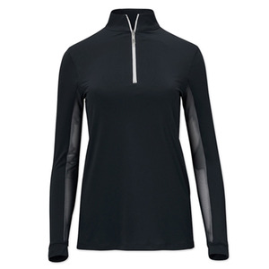 2026 OEM Services Custom logo High-end <b>Slim</b> <b>Fitting</b> with Breathable Quick Dry Mesh Fabric Equestrian Base Layer Top Women - Product Image 4