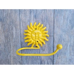 Portarrollos de Papel Higiénico de Alta Calidad con Diseño de Sol, Recubierto de Amarillo, Montado en la Pared para Hogar y Hotel en el Baño - Product Image 1