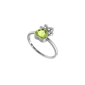 Anillo de Plata de Ley 925 con Engaste de Bisel, Peridoto, Corte en Forma de Corazón, Piedra de Lujo, Unisex, Regalo de Boda para Ella, Tendencia - Product Image 4