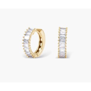 10K oro amarillo oro rosa y oro blanco corte redondo laboratorio cultivado diamante boda pendientes mujer joyería de moda pendientes de compromiso - Product Image 2