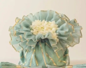 Borsa regalo indiana da 5 a 200 pezzi, regalo di nozze per ospiti ricamato borse da donna - Product Image 4