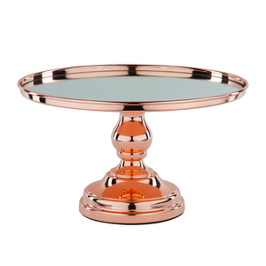Venta caliente soporte de pastel de metal de oro rosa - Product Image 2