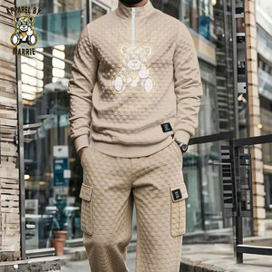 Conjunto Deportivo Premium Personalizado para Hombre, Ropa Deportiva Moderna de Dos Piezas, Traje para Correr, Venta al Por Mayor OEM, Traje Deportivo Informal para Gimnasio y Entrenamiento - Product Image 1