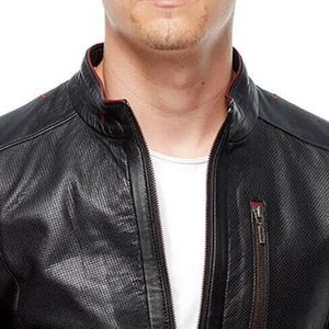 Chaqueta cortavientos de cuero para hombre, precio más vendido, novedad de 2025, estilo informal, chaquetas de cuero elegantes para hombre de alta calidad - Product Image 5