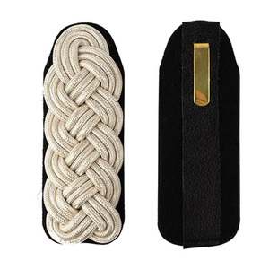 Cordons d'épaule en cordon torsadé à 3 brins, revêtus, pour uniforme de cérémonie, haute qualité, service de personnalisation de couleur pour membre de l'armée - Product Image 2