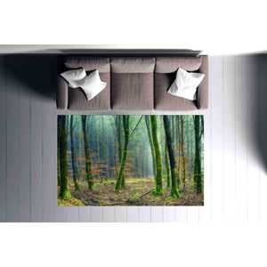 Alfombra con Estampado Natural: Verde, Fácil de Limpiar, Estilo Rústico, para Cocina, Oficina, Grande, con Pelo Suave - Product Image 2