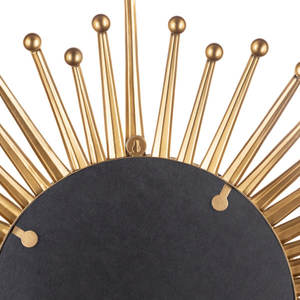 Modern Metal <b>Wall</b> <b>Mirror</b> <b>for</b> Home & Hotel Sunburst Design Gold Plated Luxurious look <b>for</b> Bathroom and Interior Decor at Low Rate - Product Image 2