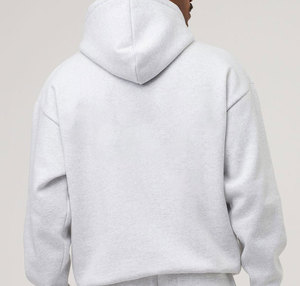 Vente en gros de sweats à capuche personnalisés pour hommes logo design surdimensionné 100% coton épaules tombantes sweat à capuche lourd streetwear expédition DDP - Product Image 4