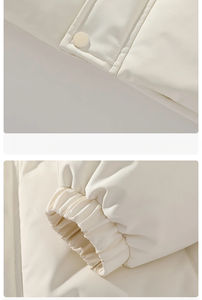 Korean Style Winter Hooded Cotton Jacket <b>for</b> <b>Men</b> Solid Color Warm Casual Outerwear Youth Outdoor Sports Versatile Clothing - Product Image 4