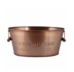 Cubo de hielo de cobre martillado Vintage para el entretenimiento en el hogar y celebraciones navideñas con un toque elegante y atractivo artesanal - Product Image 2
