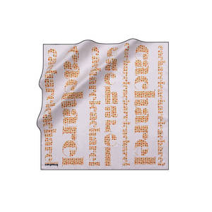 Écharpe carrée en soie et cachemire imprimée numériquement pour les fêtes de printemps - Product Image 1
