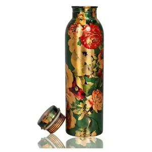 Greenish Theme Copper <b>Water</b> <b>Bottle</b> Available with Customize Sizes Leak Proof Drinkware Accessories At Affordable Price for Sell - Product Image 1