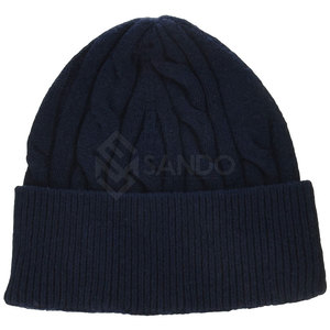 Venta caliente de alta calidad de lana gorros sombrero para hombres mujeres uso al aire libre invierno cálido Jacquard gorros sombrero - Product Image 3