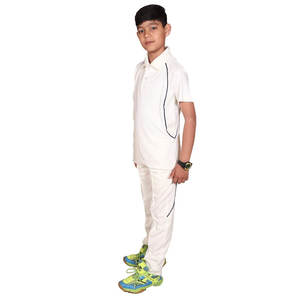 Ensemble de maillot et pantalon de cricket personnalisé avec logo, en tissu respirant Spandex/Coton, uniforme de cricket unisexe pour adultes - Product Image 2