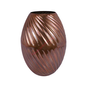 Custom Shape Handmade Design Iron Metal Flower <b>Vases</b> <b>Copper</b> Finishing Decorative Flower <b>Vases</b> for Sustainable Quality - Product Image 2