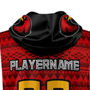 Customized Youth Men 7v7 Football Uniforms Hooded Sublimation 100% Polyester Team Logo Name 7on7 Sets - Product Image 3