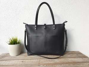 Sac fourre-tout en cuir véritable Sacs à main en cuir de luxe pour femmes Designer Lady Top Quality Hand Bags Large Tote Bag Classical LTB-0019 - Product Image 4