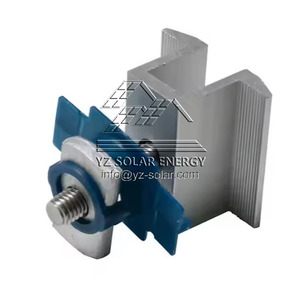 YZ nhà máy bán hàng trực tiếp trên mái nhà năng lượng mặt trời giữa kẹp cuối kẹp cho hệ thống lắp đặt mặt đất cấu trúc bảng <span class=keywords><strong>PV</strong></span> - Product Image 2