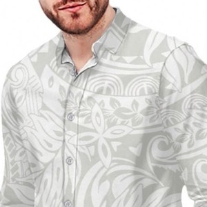 Nueva camisa de sublimación de moda, tela duradera, superventas, camisas de talla grande para hombre, camisa de sublimación de tasa razonable de algodón 100% - Product Image 2