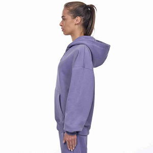 Sudadera con Capucha Extra Grande con Cremallera para Mujer, Sudadera de Felpa de Algodón de Alta Calidad con Decoración de Cremallera Personalizada para Invierno - Product Image 5