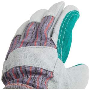 Gréeur canadien Gants de sécurité en cuir de vache fendu Usage général Construction Jardinage Travail industriel Équipement de protection - Product Image 3