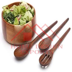 Le dernier logo personnalisé naturel écologique accepte la cuillère à fente en bois - Product Image 4