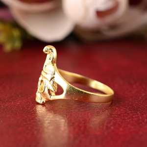Creative Design Gothic Snake Skull <b>Ring</b> Gothic Brass <b>Ring</b> for Men 18K Gold Plated Punk Cobra Band for Wholesale OEM ODM - Product Image 3