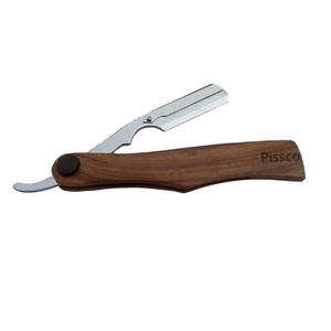 Rasoir droit pliant en acier inoxydable, outil de rasage et de beauté - Product Image 2