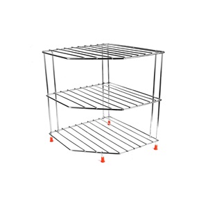 Porte-épices en verre de forme personnalisée Nouveau design de support de stockage de cuisine en acier inoxydable de haute qualité à bas prix exclusif - Product Image 1