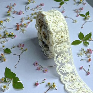 Custom Made <b>Sequins</b> Embroidered Organza Lace with Eco-Friendly Design for Sarees Lehengas Dresses & Couture Projects for Resale - Product Image 3