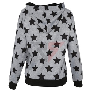 Venta caliente OEM Servicio Ropa de mujer Personalizado en blanco ODM Pullover Sublimación Estrella Impreso Sudaderas con capucha para hombres y mujeres - Product Image 2