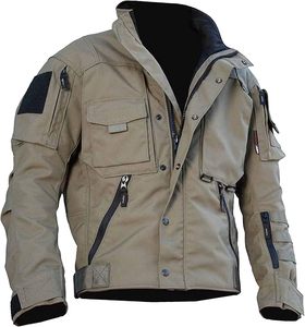 Chaqueta Táctica Softshell para Exteriores, Impermeable, Cálida, con Capucha y Cremallera Completa, Protección Contra el Viento para Viajes de Aventura y Senderismo 2026 - Product Image 5
