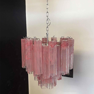 Lustre LED Minimaliste Moderne Blanc Froid 3500K Encastré Base Métallique Couverture en Papier Cristal Grande Taille Salon IP44 - Product Image 5