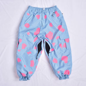 Vente en gros OEM Pantalon de neige Baggy Cargo imperméable et respirant pour unisexe surdimensionné 100% nylon doublure polyester snowboard d'hiver - Product Image 1