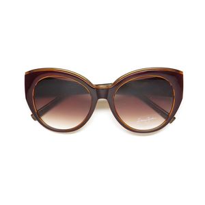 Occhiali da Sole Sean John SJS2034Ce Cat Eye con Lenti Polarizzate TAC Sfumate, Montatura Rossa e Oro, Comodi e Classici, Stile Celebrità - Product Image 2