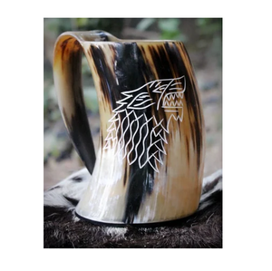 Tazas de Cerveza de Cuerno de Búfalo Personalizadas, Tazas de Cuerno Religiosas Ecológicas, Artículos para Beber y Accesorios, Taza de Cuerno - Product Image 5