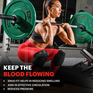 High Quality PROFIT SPORTS Custom Logo Green <b>Neoprene</b> Non-Slip Adjustable Comfortable Knee Wraps Pakistan Manufacturer's Fitness - Product Image 3