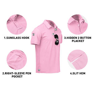 เสื้อโปโลผ้าฝ้ายเหมาะสำหรับใส่ลำลองและเป็นทางการเสื้อโปโลคุณภาพสูงเสื้อโปโลระบายอากาศใส่กลางแจ้งสวมใส่สบาย - Product Image 4