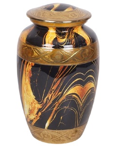 Vente en gros Urne funéraire décorative en métal urne commémorative personnalisée avec design poli au prix de gros - Product Image 3