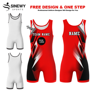 Camiseta Deportiva de Lucha Libre para Hombre de Alta Calidad, de Spandex/Poliéster, con Pantalones Cortos de Talla Grande y Logotipo Frontal - Product Image 5