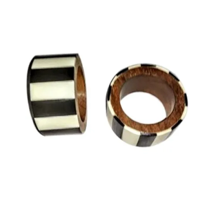 ที่ใส่แหวนผ้าเช็ดปากและดีไซน์ทำจากเรซิ่นของตกแต่งบ้านปรับแต่ง2024ได้ทรงกลมมีสีที่ดีที่สุดสำหรับผ้าเช็ดปาก - Product Image 4