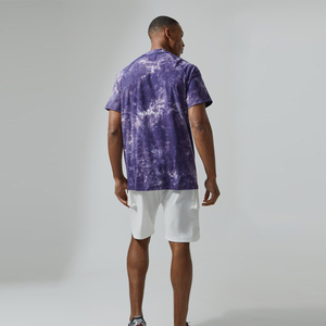 Wholesale Heather Gray Cotton Poly Blend Tee Custom Printed Promotional T-<b>Shirts</b> Tie Dye T <b>Shirts</b> - Product Image 3