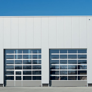<span class=keywords><strong>Porte</strong></span> <span class=keywords><strong>de</strong></span> <span class=keywords><strong>garage</strong></span> en verre à cadre en aluminium moderne sur mesure, <span class=keywords><strong>porte</strong></span> à panneaux isolés à enroulement pour villa résidentielle - Product Image 1