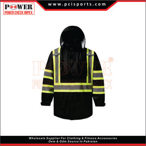 Custom Company Logo Hi-Vis aislado Seguridad Bomber Reflectante Road Trabajadores Seguridad Hombre Chaqueta con reflectores - Product Image 2