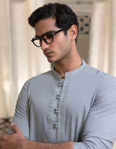 Kurta Pathani en coton spécial Eid pakistanais pour hommes, pantalon Shalwar, robe de fête de mariage, vêtements islamiques, vente en gros, haute qualité - Product Image 2